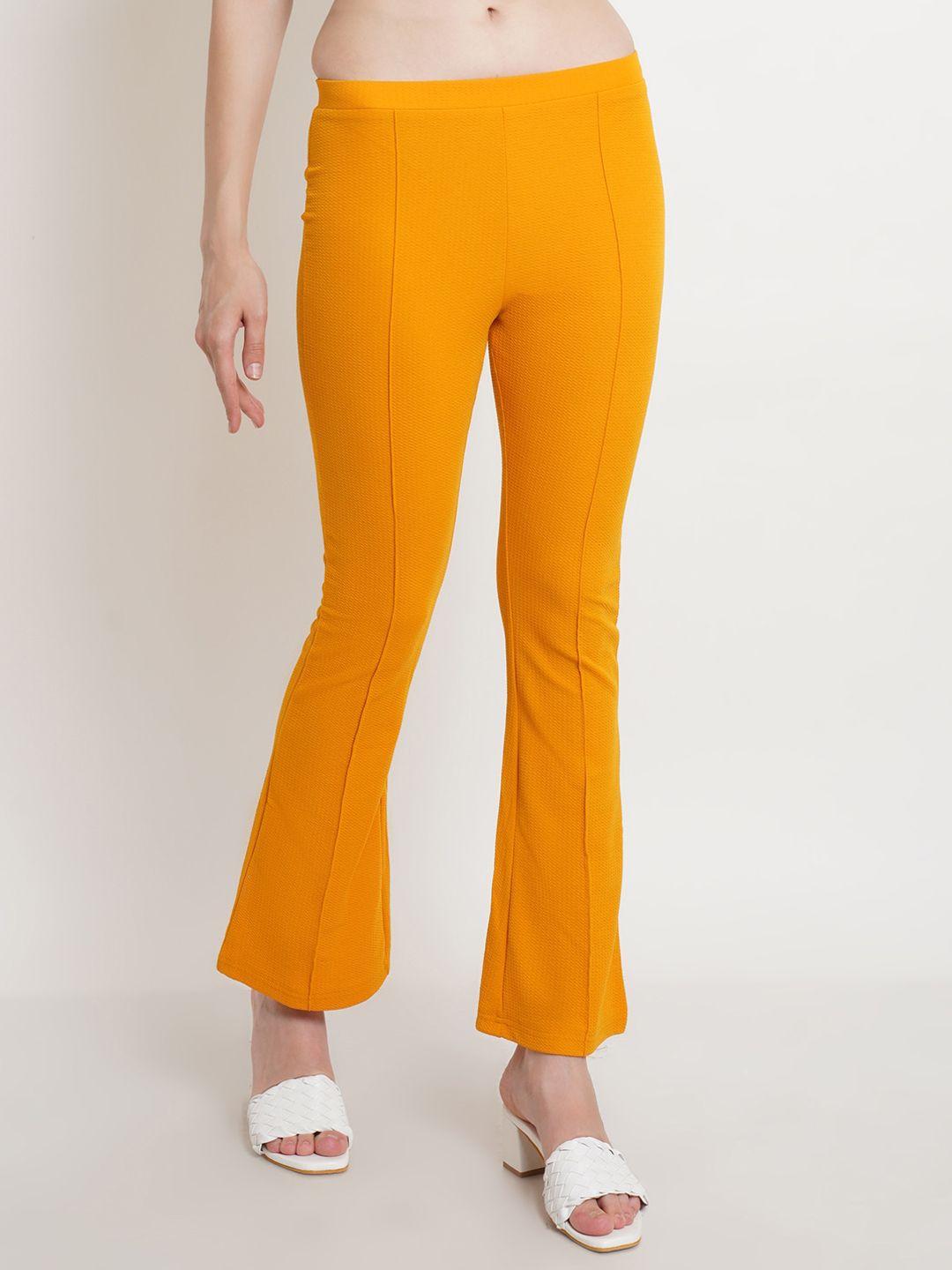 popwings-women-mustard-yellow-relaxed-easy-wash-trousers