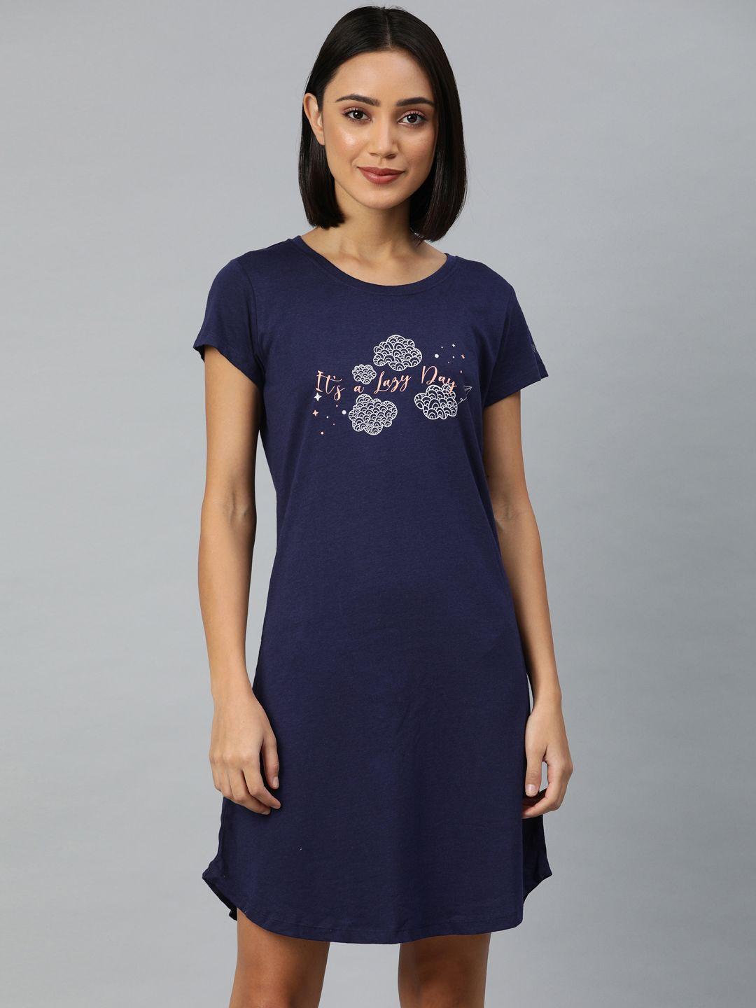 van-heusen-women-printed-t-shirt-nightdress