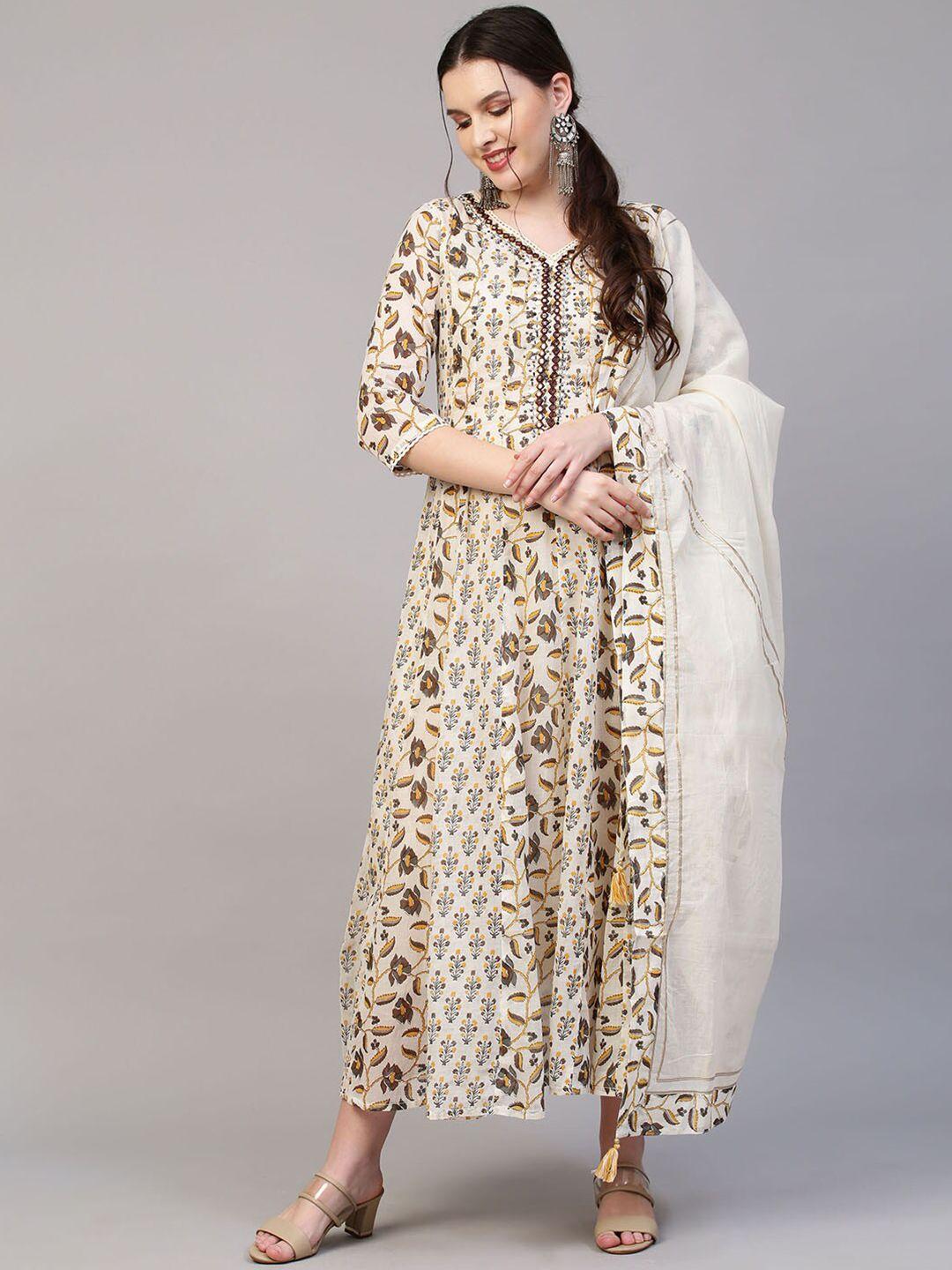 fashor-off-white-ethnic-maxi-dress