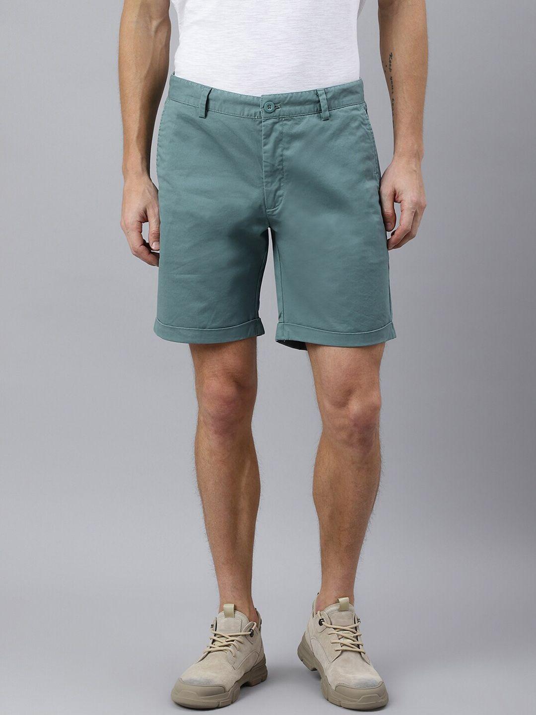 woodland-men-green-shorts