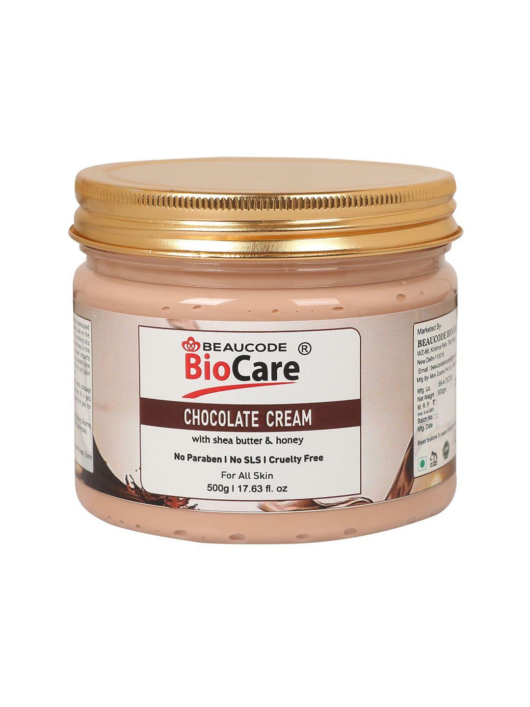 beaucode-biocare-chocolate-face-&-body-cream-with-shea-butter-&-honey---500g