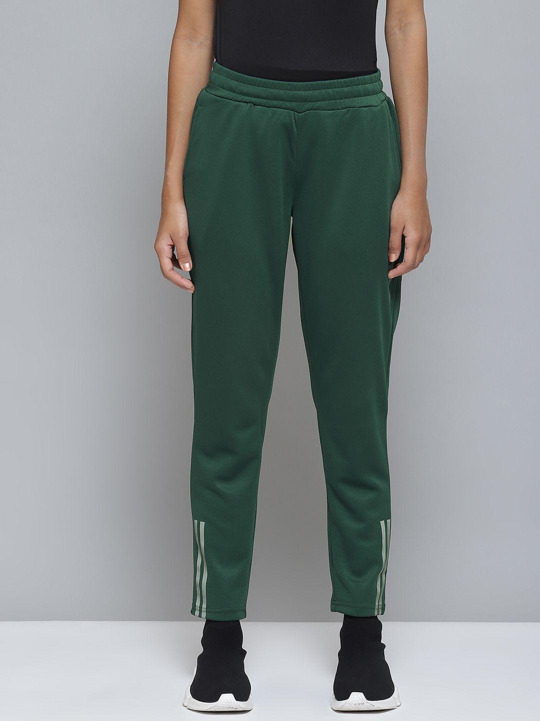 alcis-women-teal-green-solid-track-pants