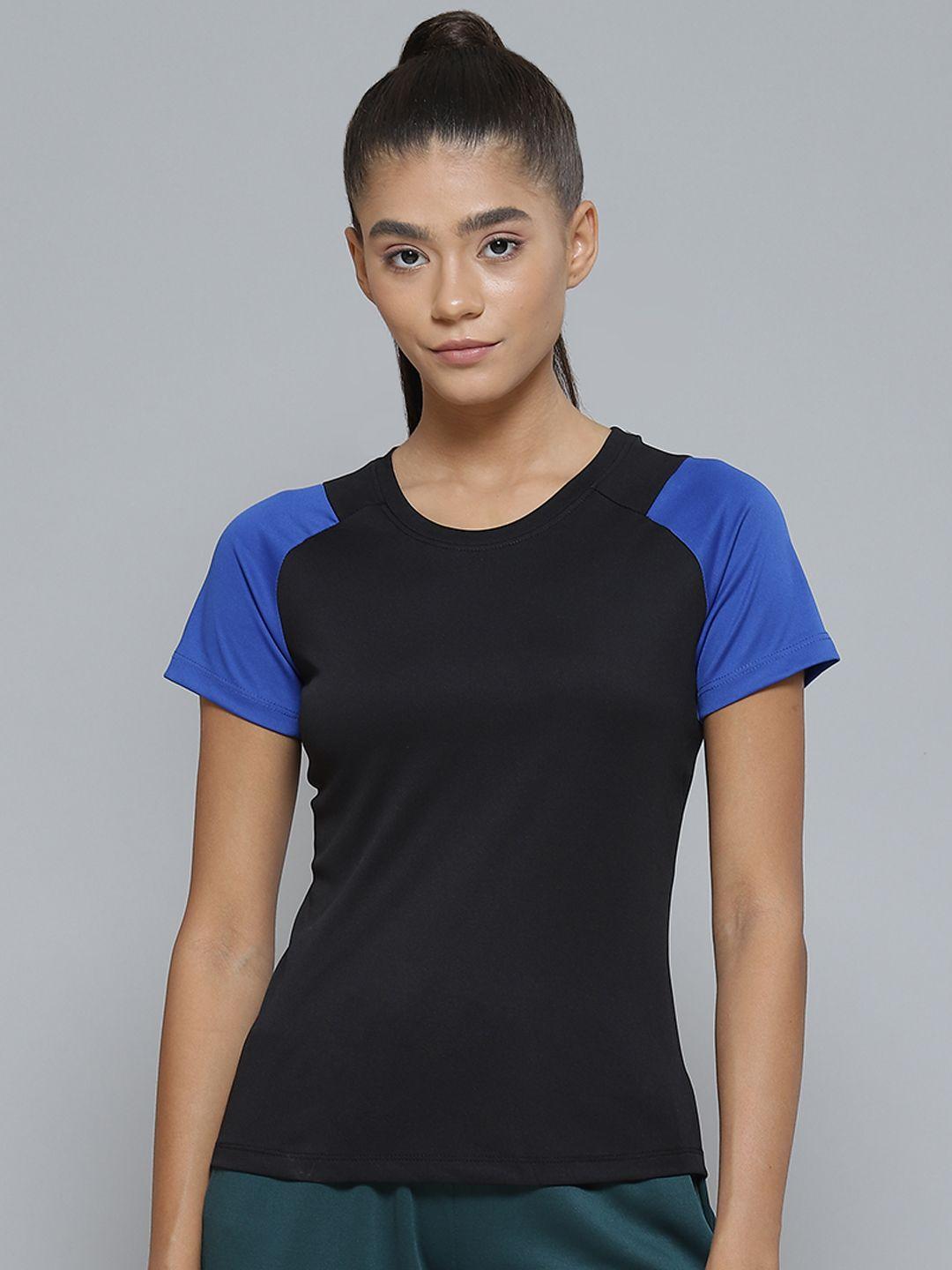 alcis-women-black-slim-fit-t-shirt