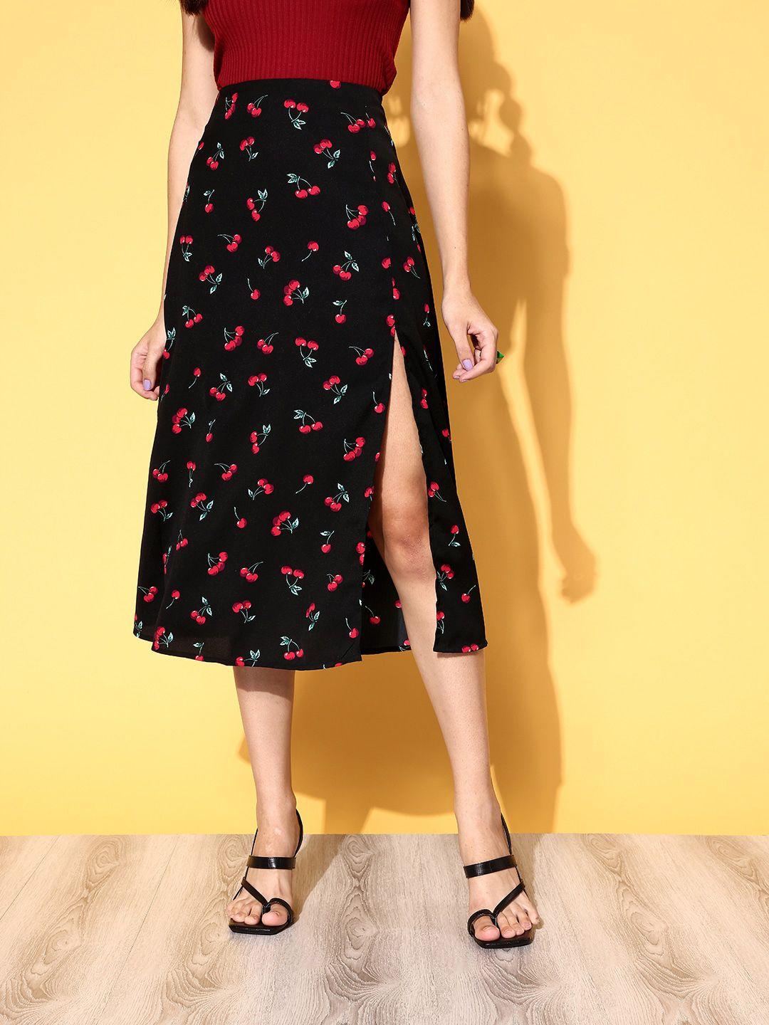 berrylush-black-graphic-roman-column-skirt