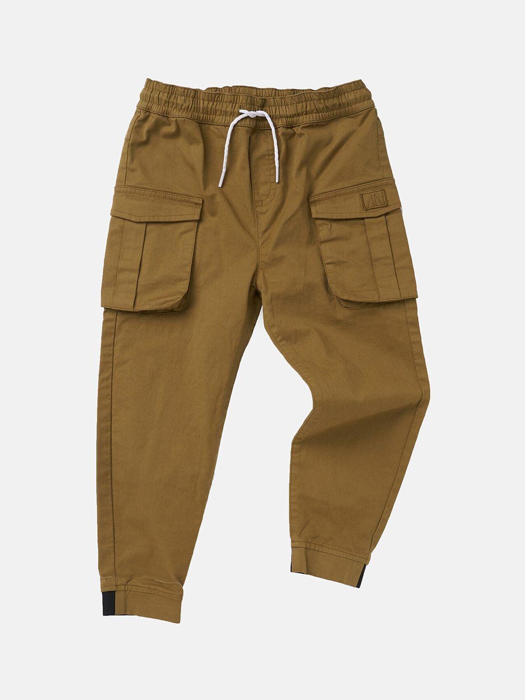 angel-&-rocket-boys-khaki-smart-cargos-trousers