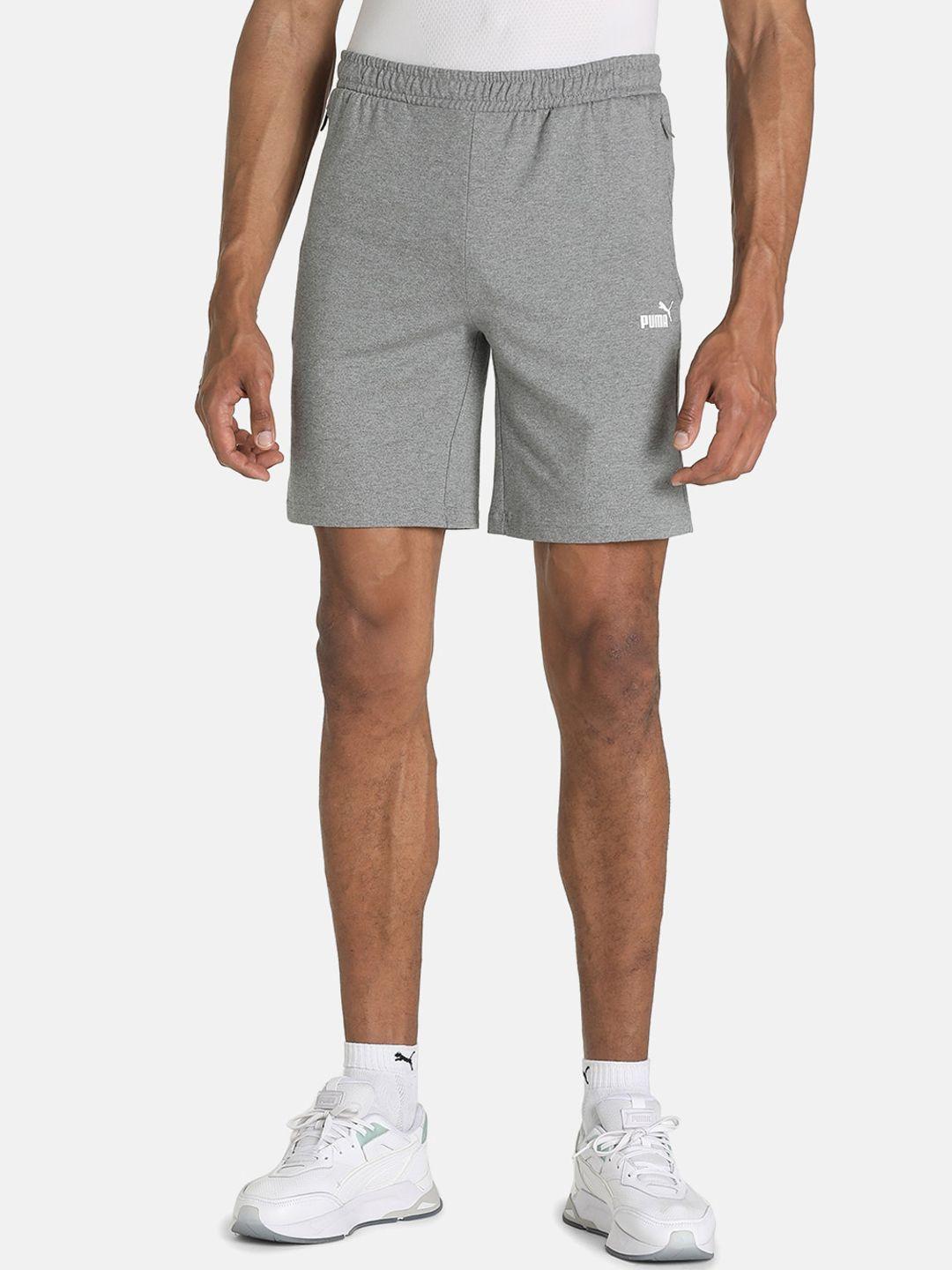 puma-men-grey-solid-jersey-shorts