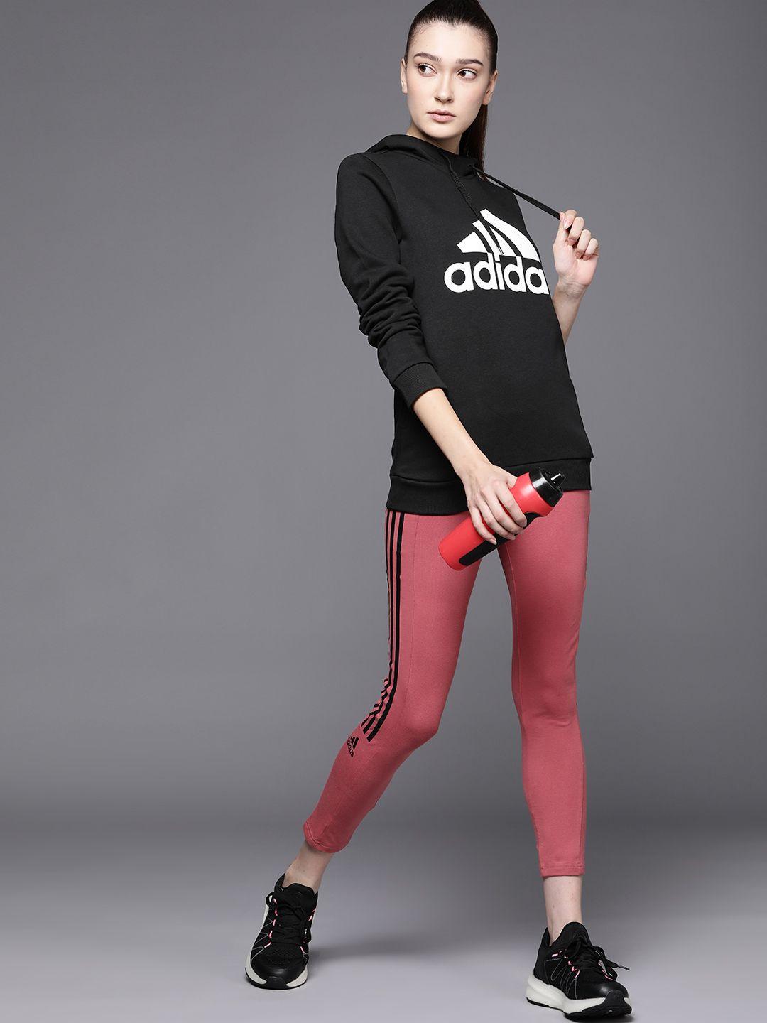adidas-women-black-&-white-brand-logo-printed-hooded-sweatshirt
