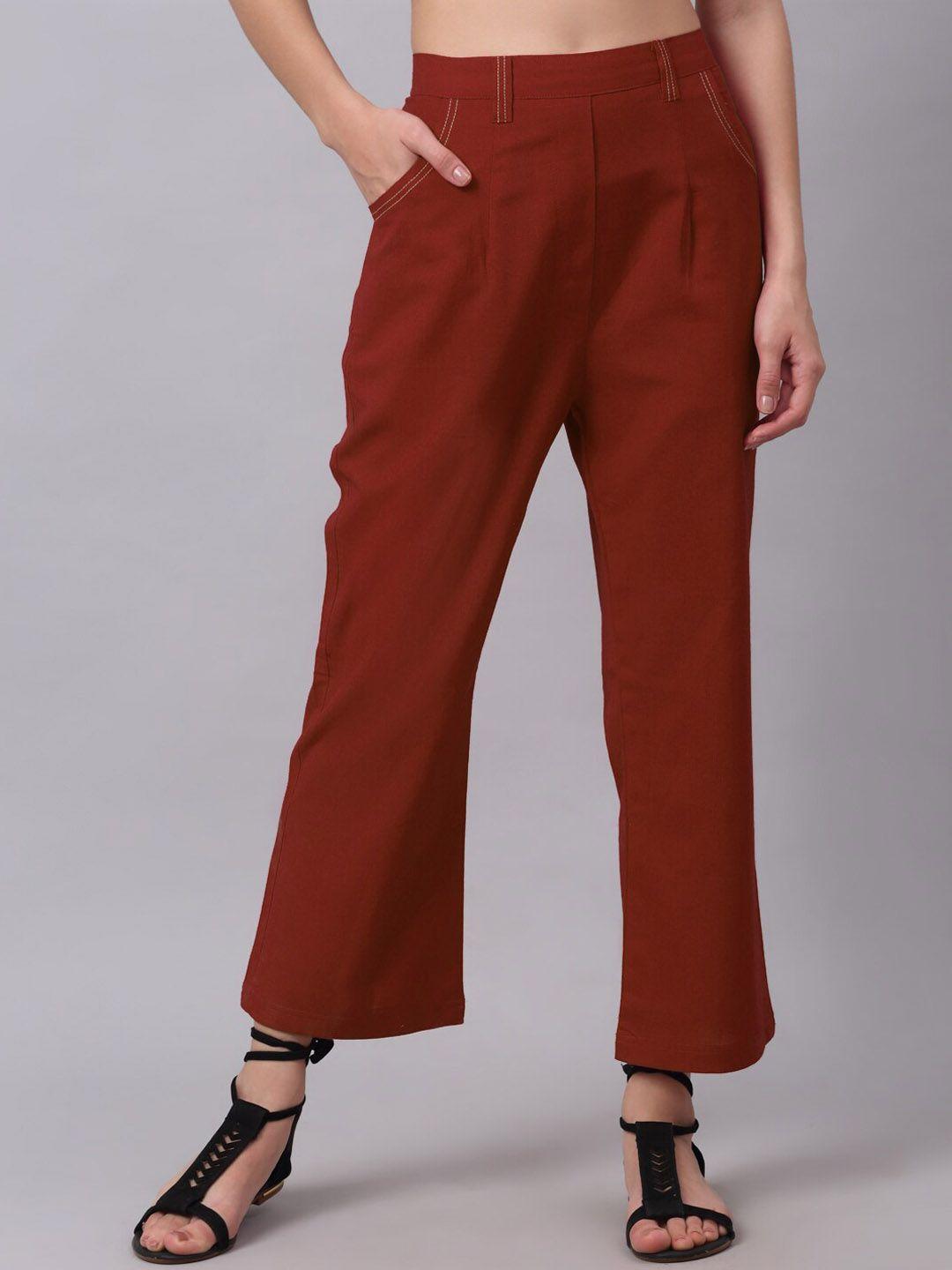 neudis-women-maroon-trousers