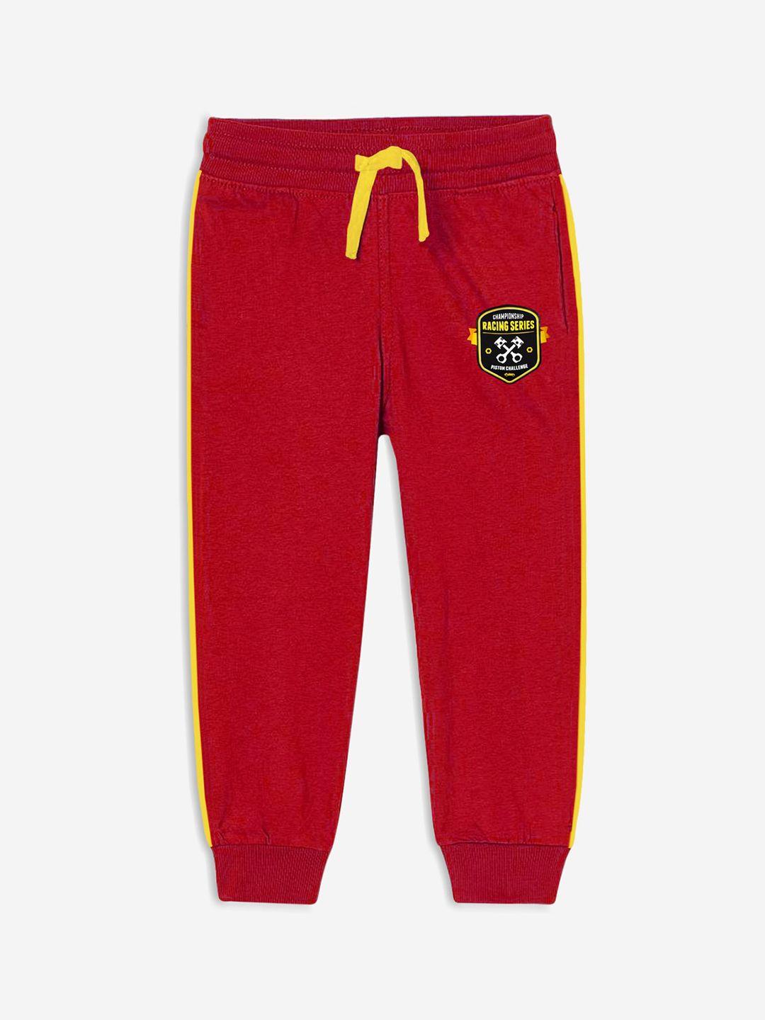miss-&-chief-boys-red-solid-pure-cotton-track-pants