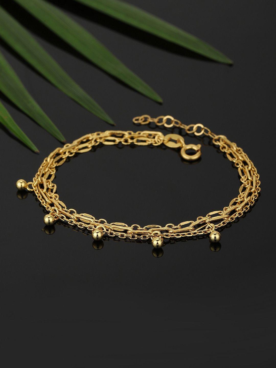 carlton-london-women-gold-plated-multistrand-bracelet
