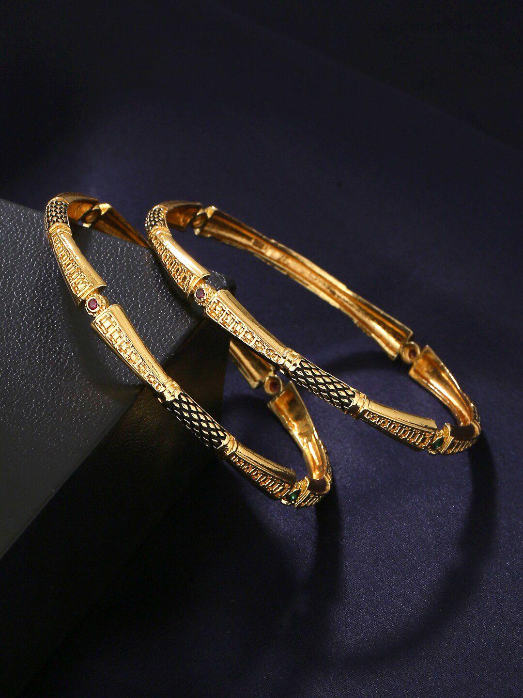 yellow-chimes-set-of-2-gold-plated-meenakari-design-bangles