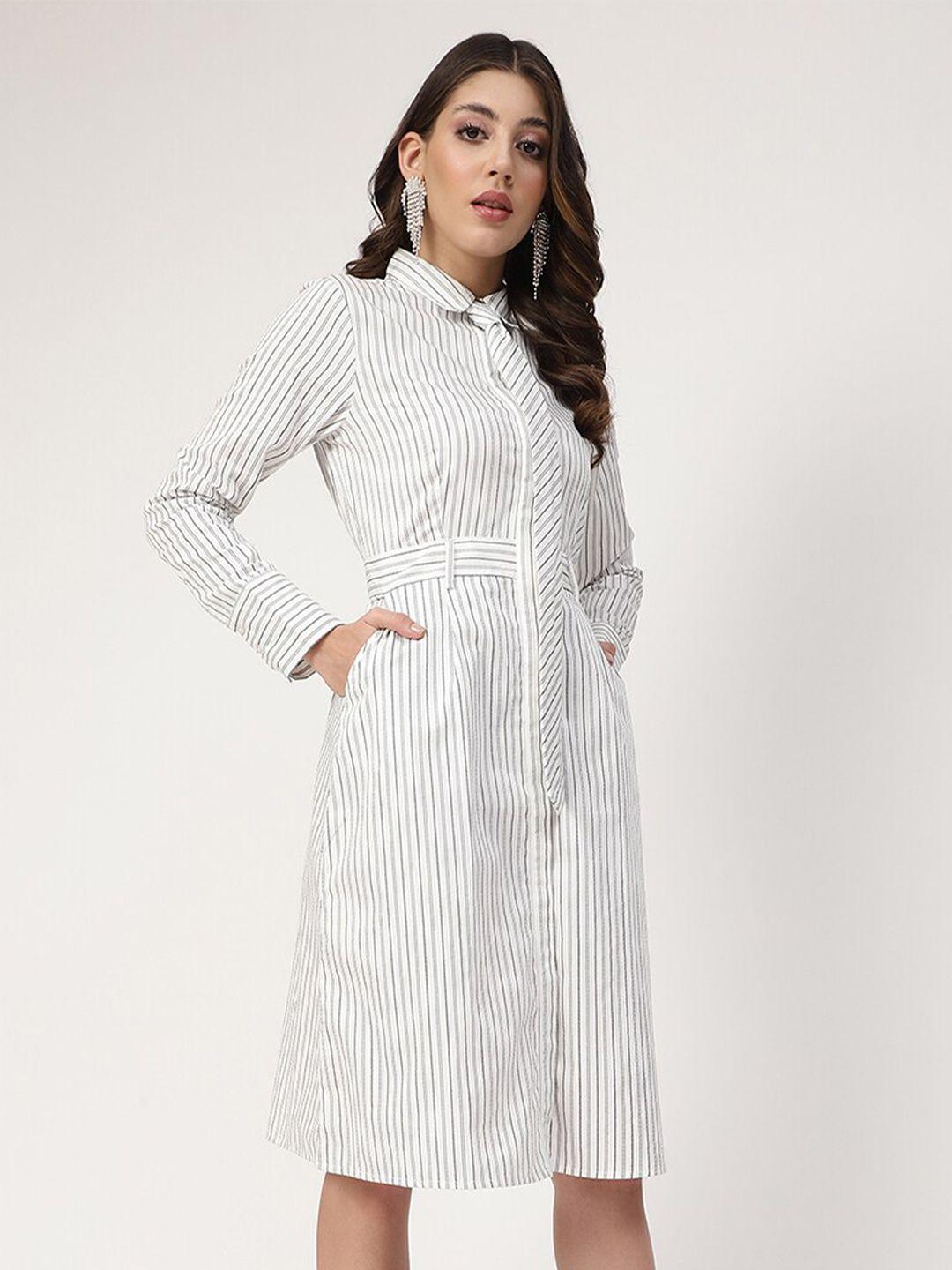 centrestage-women-white-striped-polyester-shirt-dress