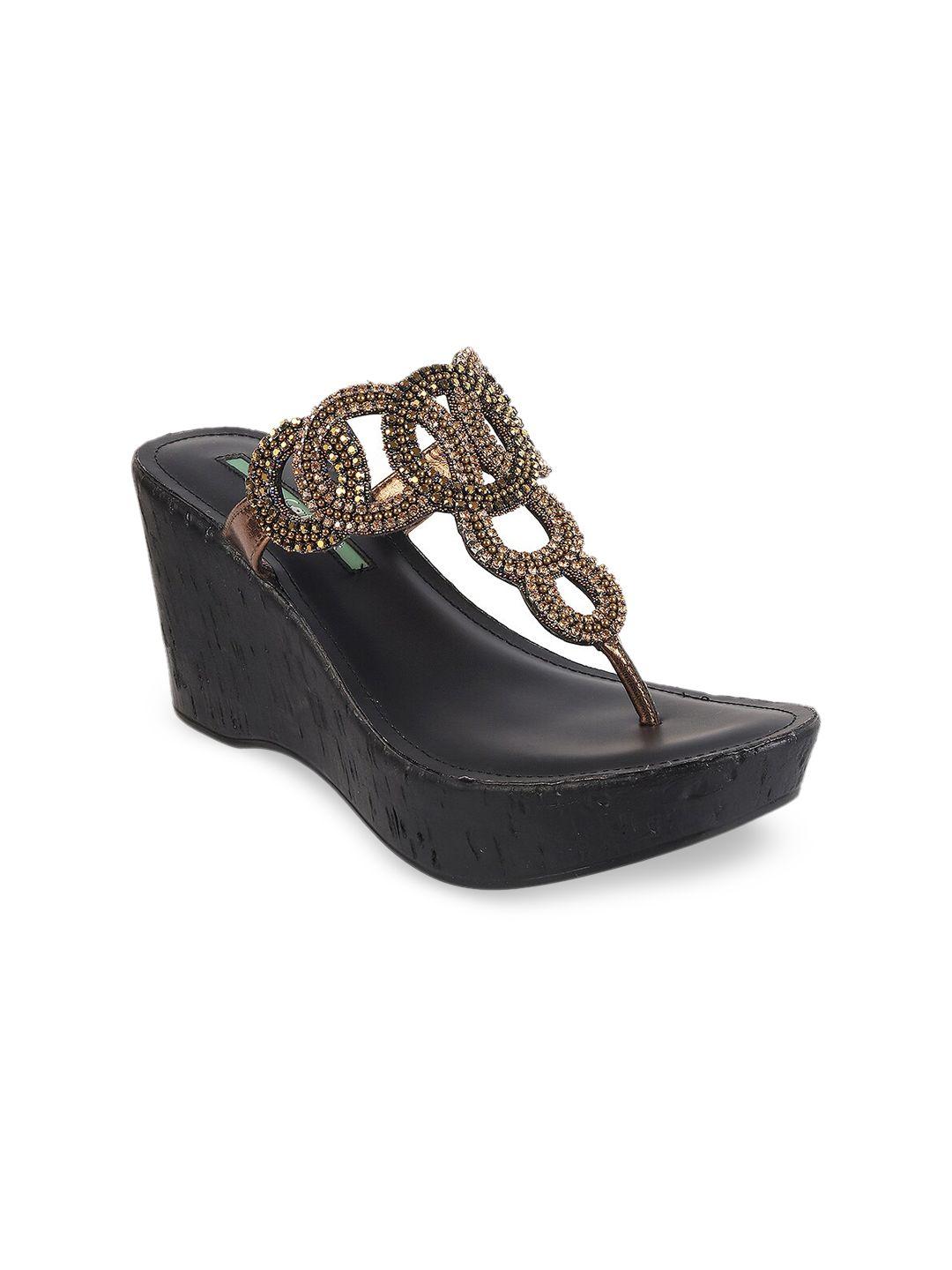 catwalk-women-bronze-toned-embellished-wedge-heels