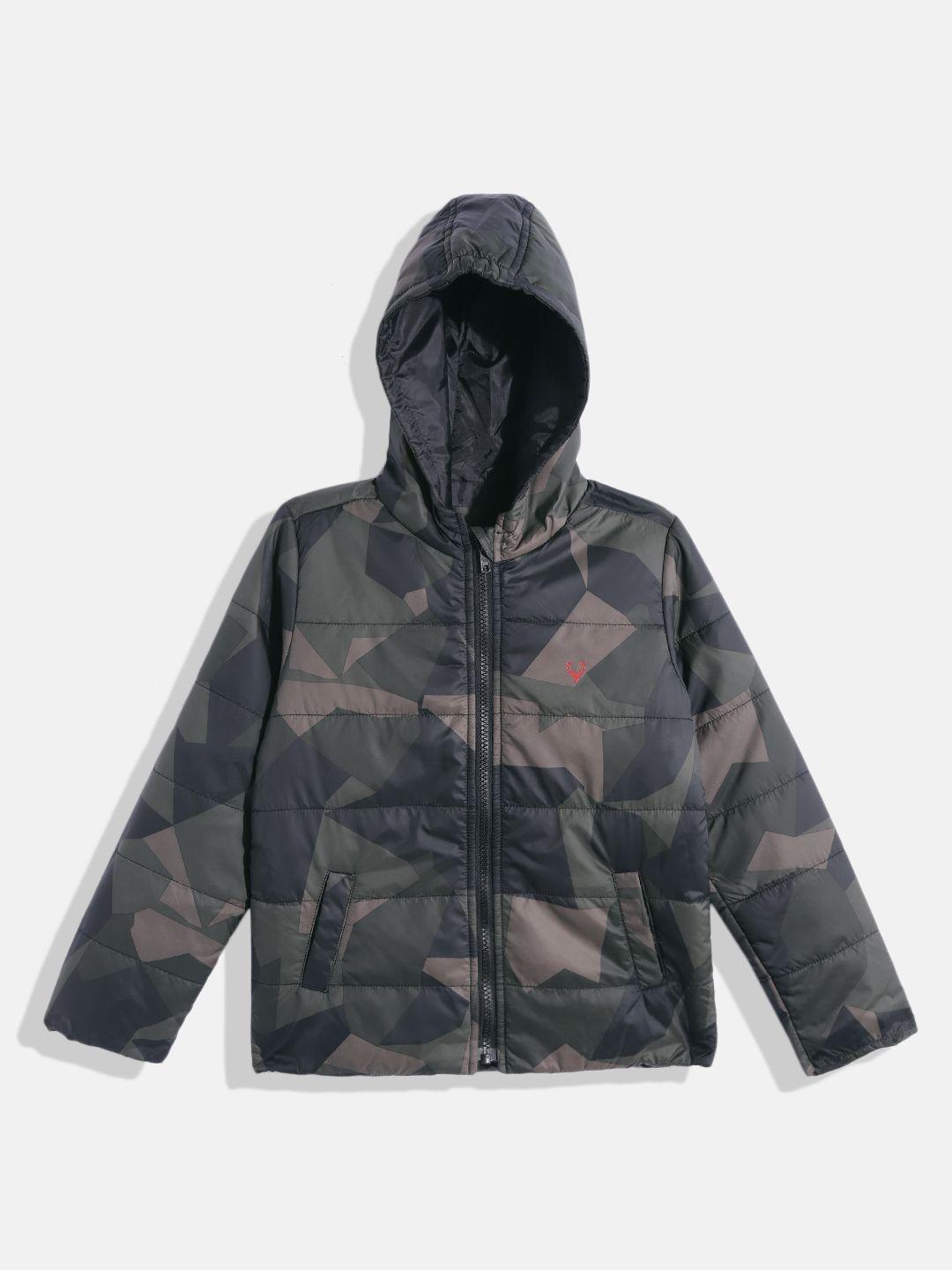 allen-solly-junior-boys-green-&-navy-blue-camouflage-hooded-padded-jacket