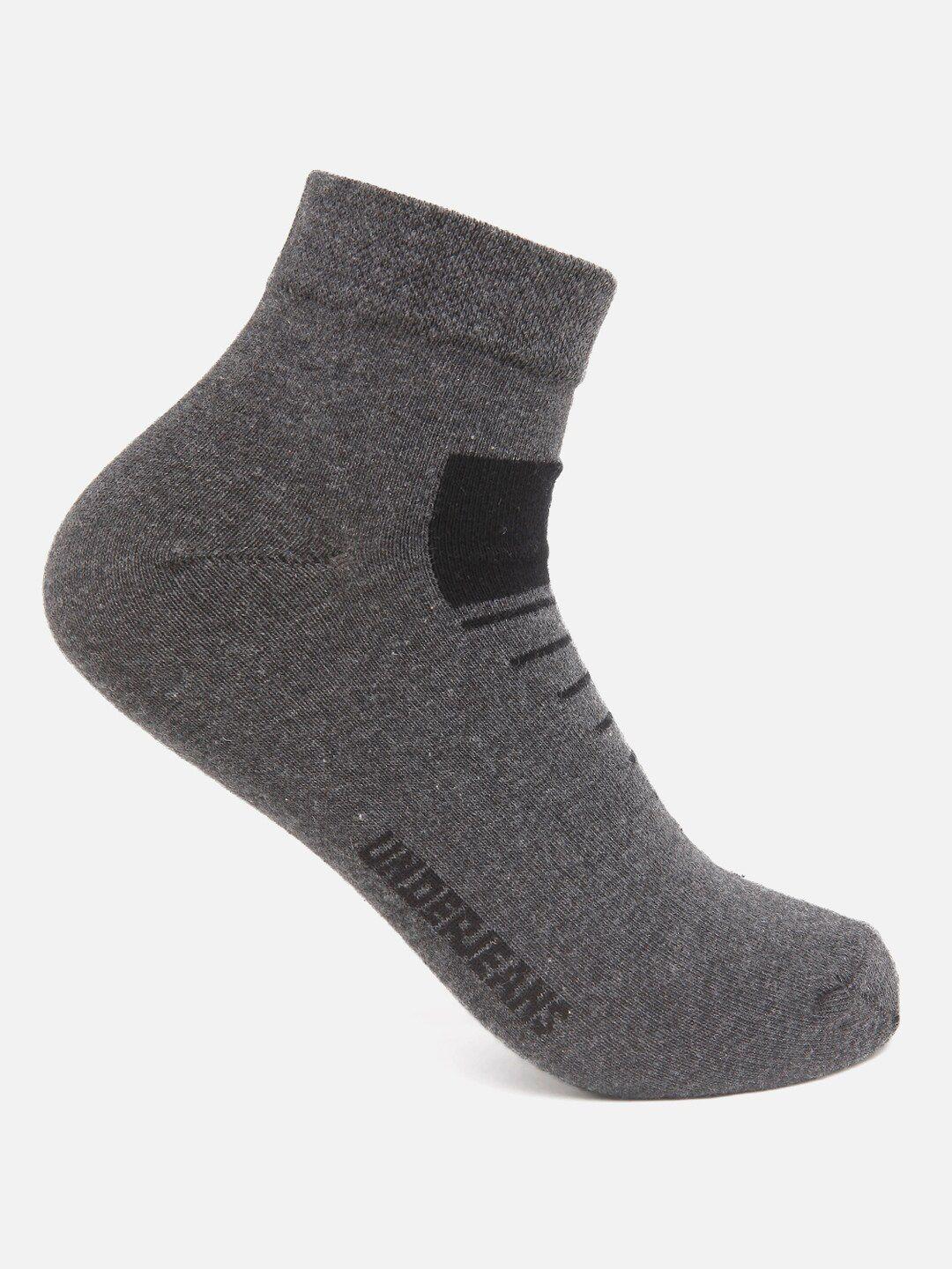 underjeans-by-spykar-men-anthra-ankle-length-non-terry-socks