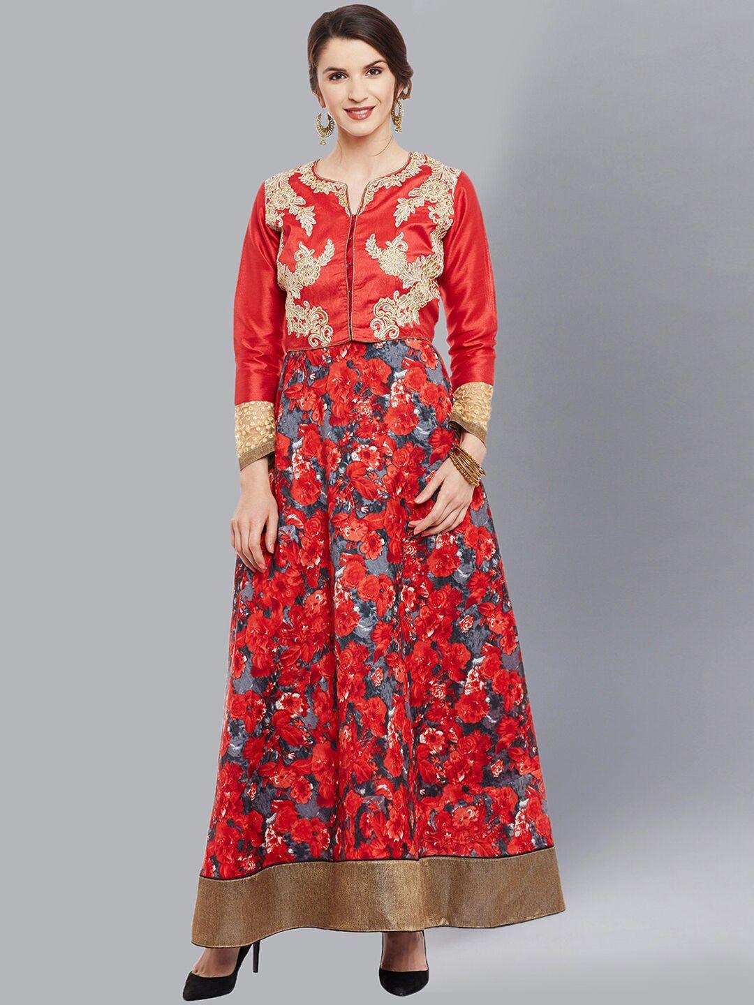 chhabra-555-women-red-dress-material