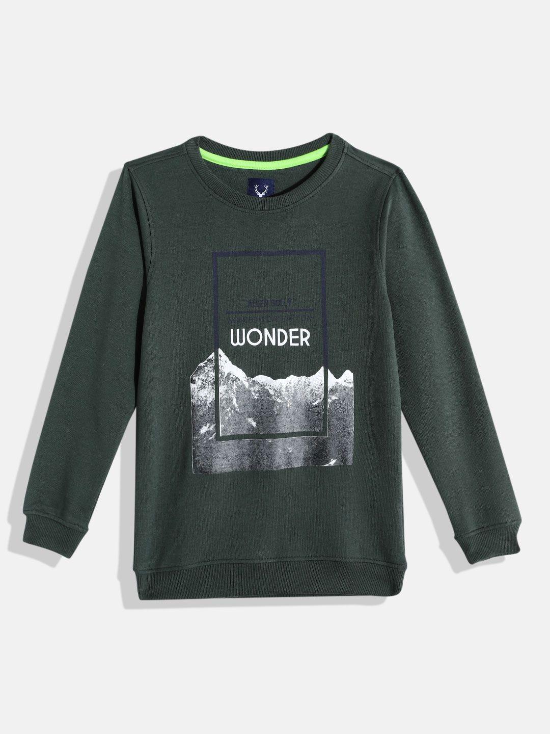 allen-solly-junior-boys-olive-green-graphic-print-round-neck-sweatshirt