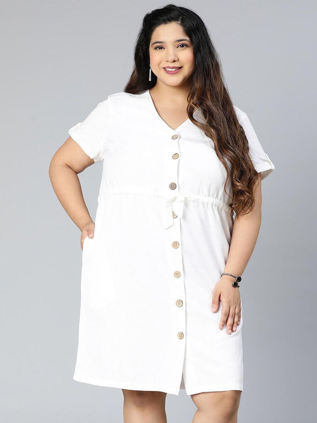 oxolloxo-white-a-line-dress