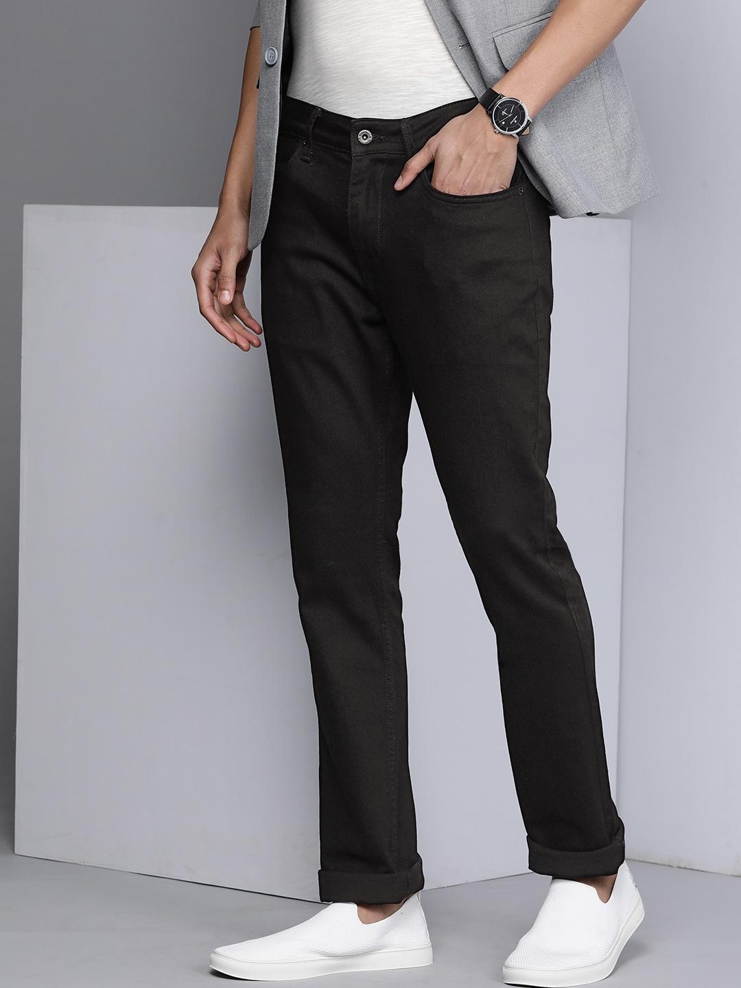 kenneth-cole-men-black-solid-slim-fit-stretchable-jeans