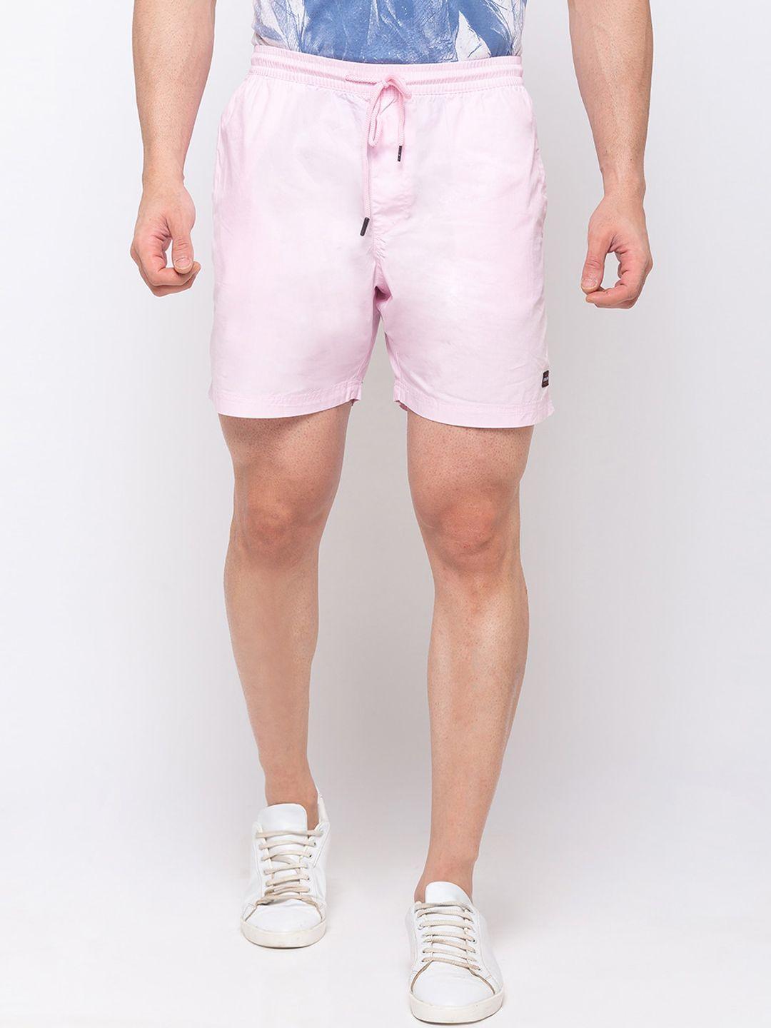 status-quo-men-pink-sports-shorts