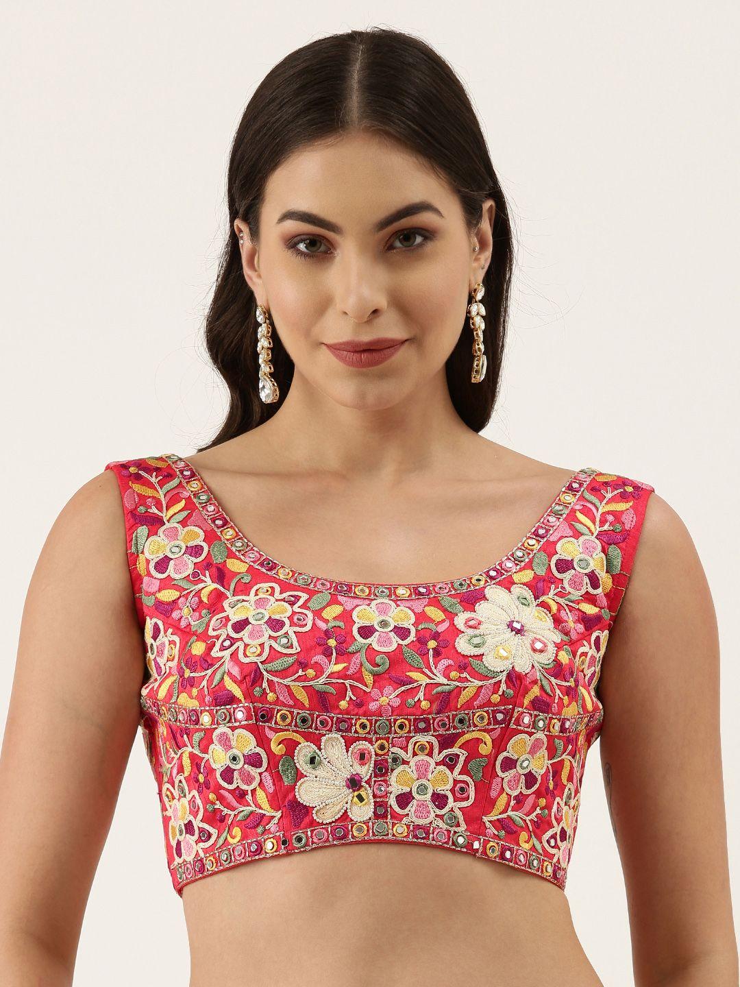 panchhi-women-pink-embroidered-sequinned-silk-blouse