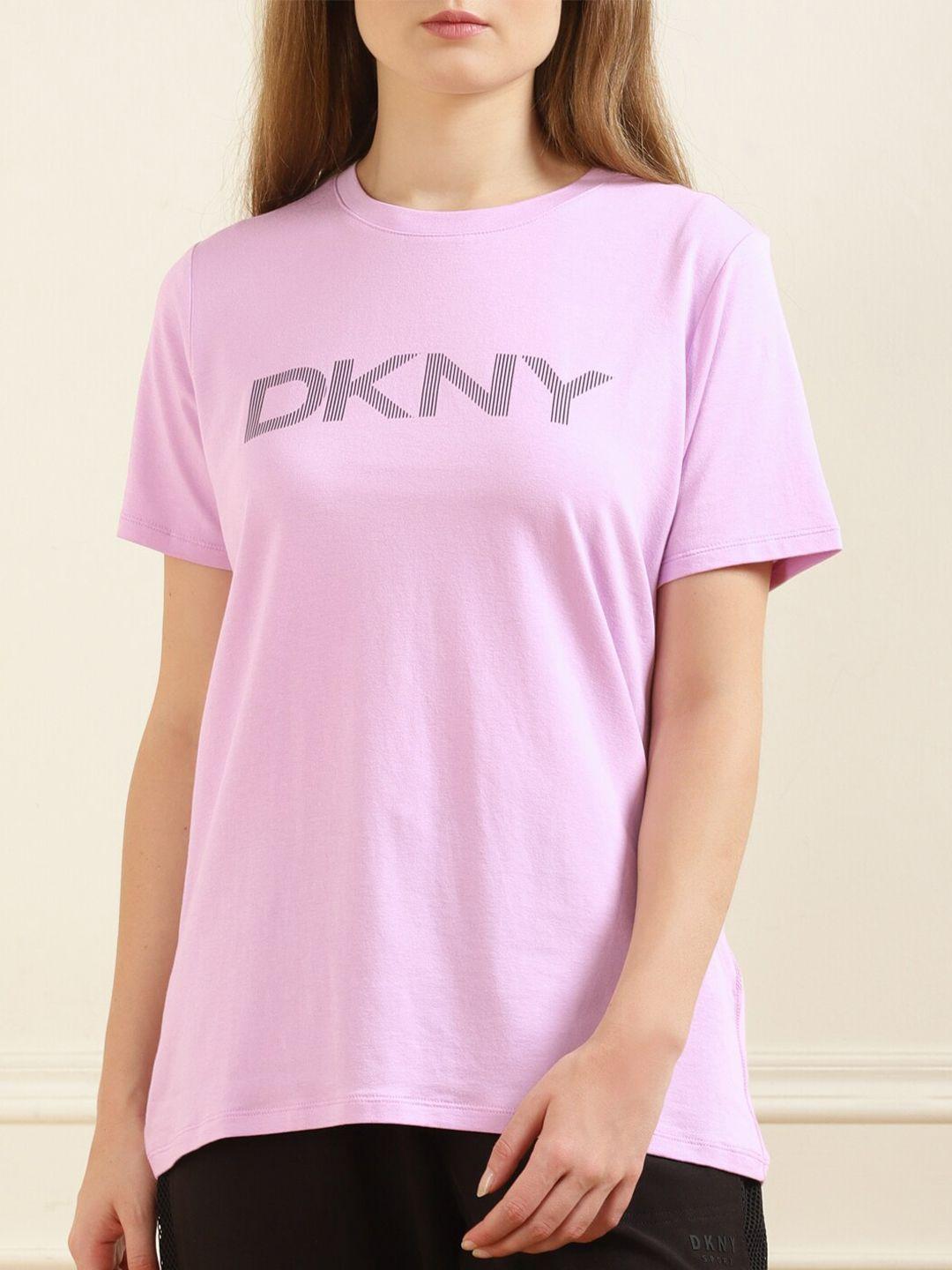 dkny-women-purple-typography-printed-t-shirt