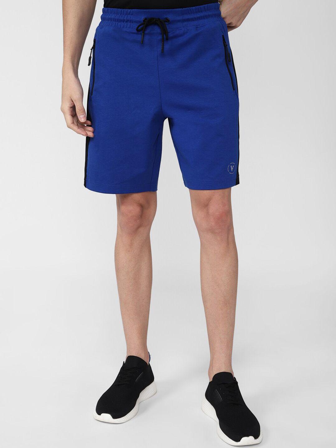 van-heusen-flex-men-blue-sports-shorts