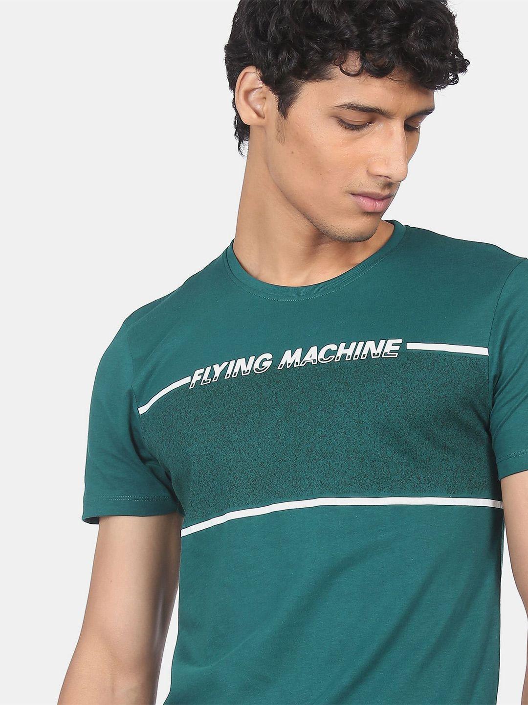 flying-machine-men-teal-green-typography-printed-pure-cotton-t-shirt