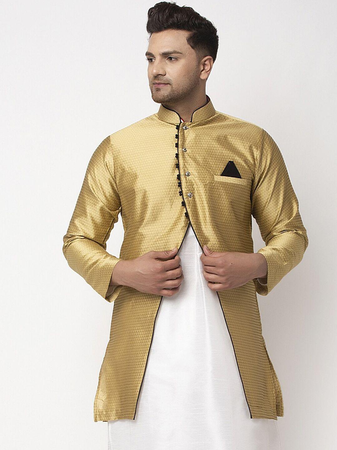 benstoke-men-gold-toned-woven-design-nehru-jackets