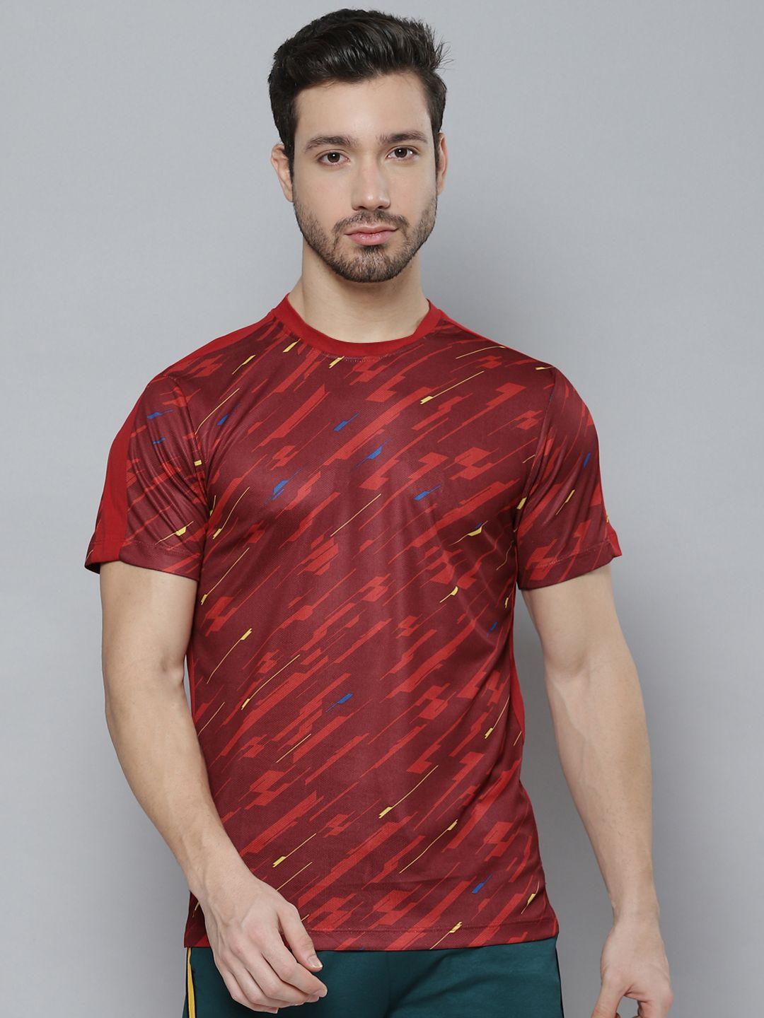 alcis-men-red-abstract-printed-t-shirt