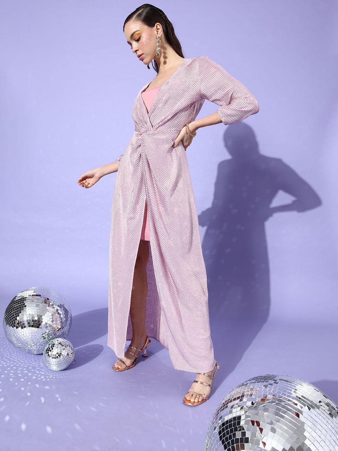 athena-lavender-accordion-pleats-high-slit-twisted-detail-maxi-dress