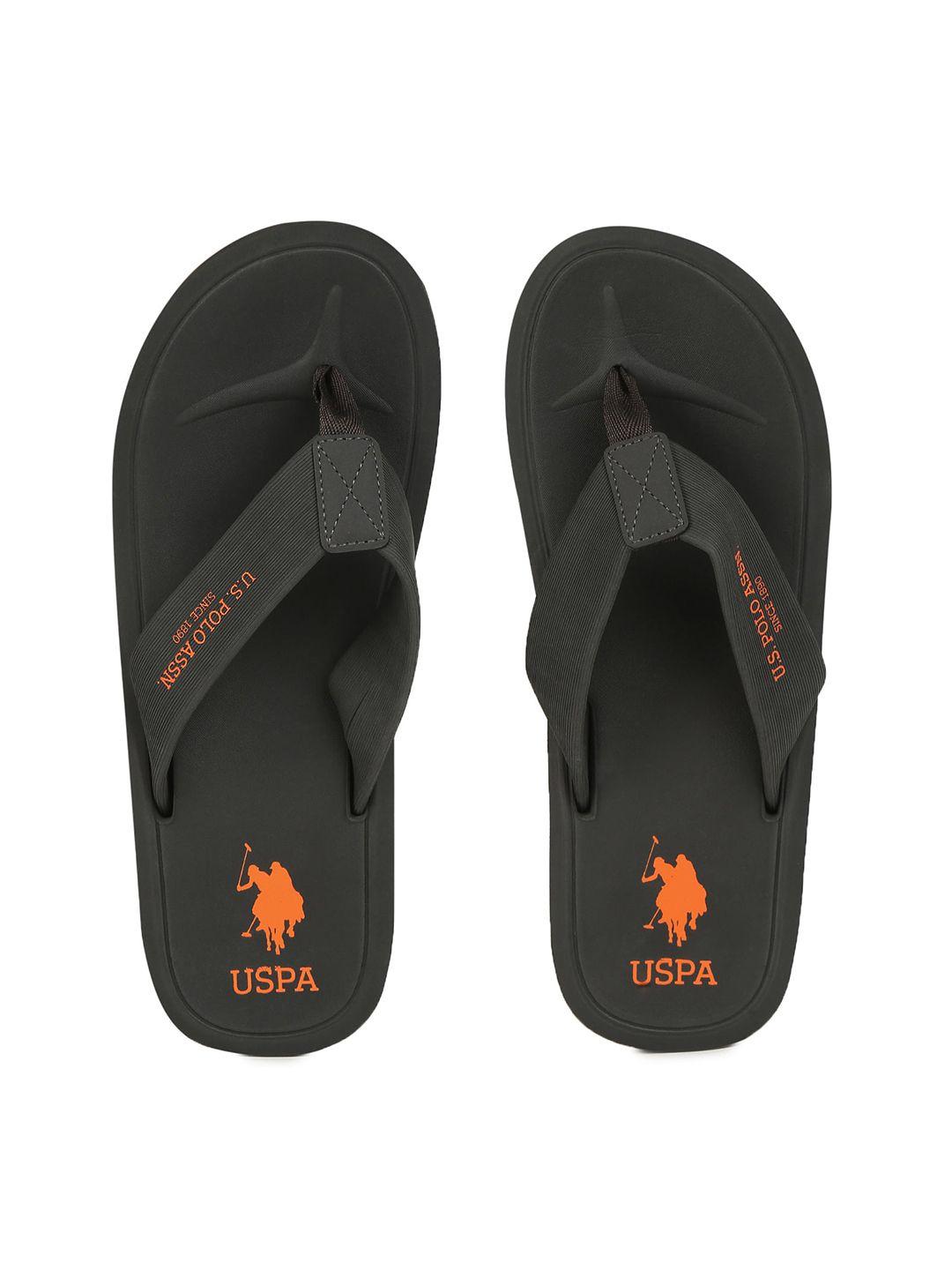 u-s-polo-assn-men-charcoal-&-orange-room-slippers