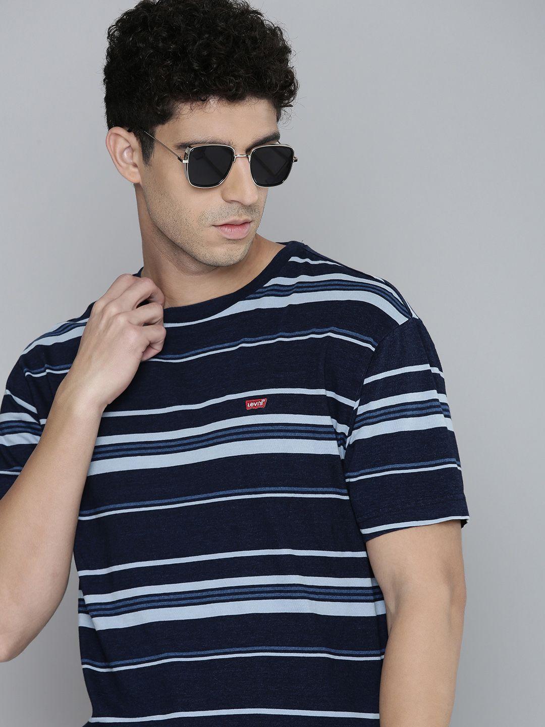 levis-men-blue-striped-pure-cotton-t-shirt