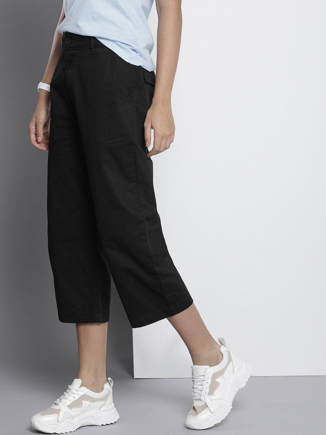tommy-hilfiger-women-black-embroidered-cropped-organic-cotton-chinos-trousers
