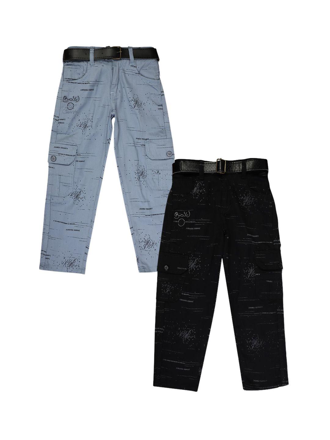 v-mart-boys-blue-printed-cargos-trousers