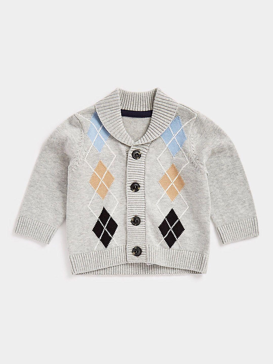 mothercare-infant-boys-grey-printed-pure-cotton-cardigan
