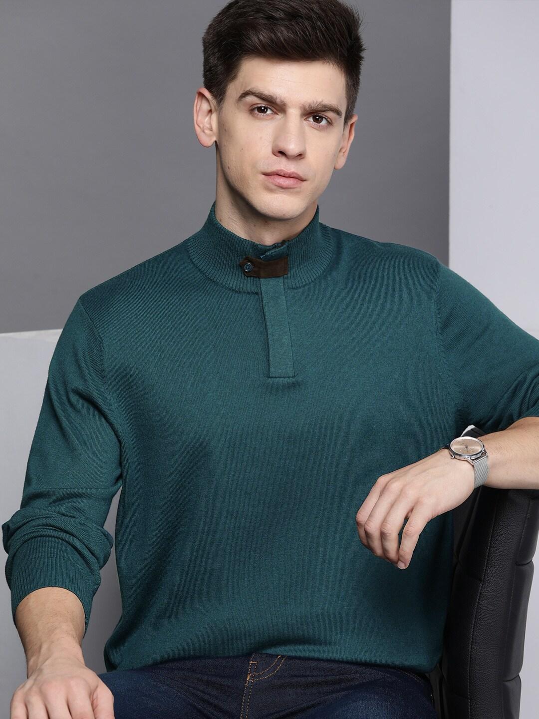kenneth-cole-men-teal-green-solid-mock-neck-pullover-sweater