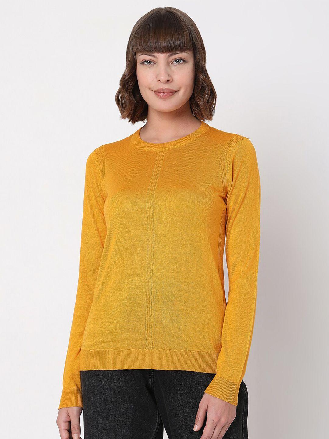 vero-moda-women-yellow-sweater-vest