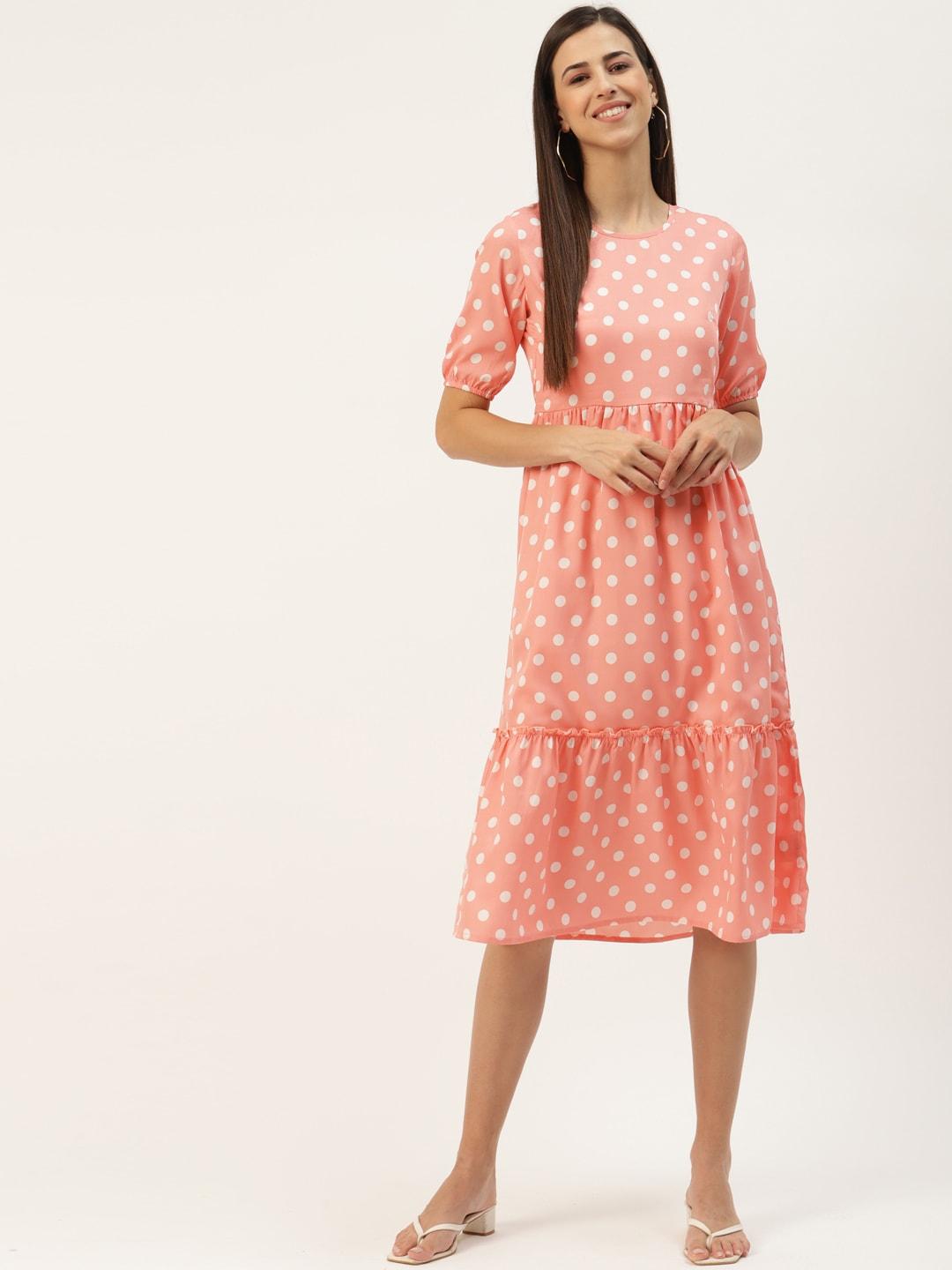 brinns-peach-coloured-&-white-crepe-printed-a-line-midi-dress