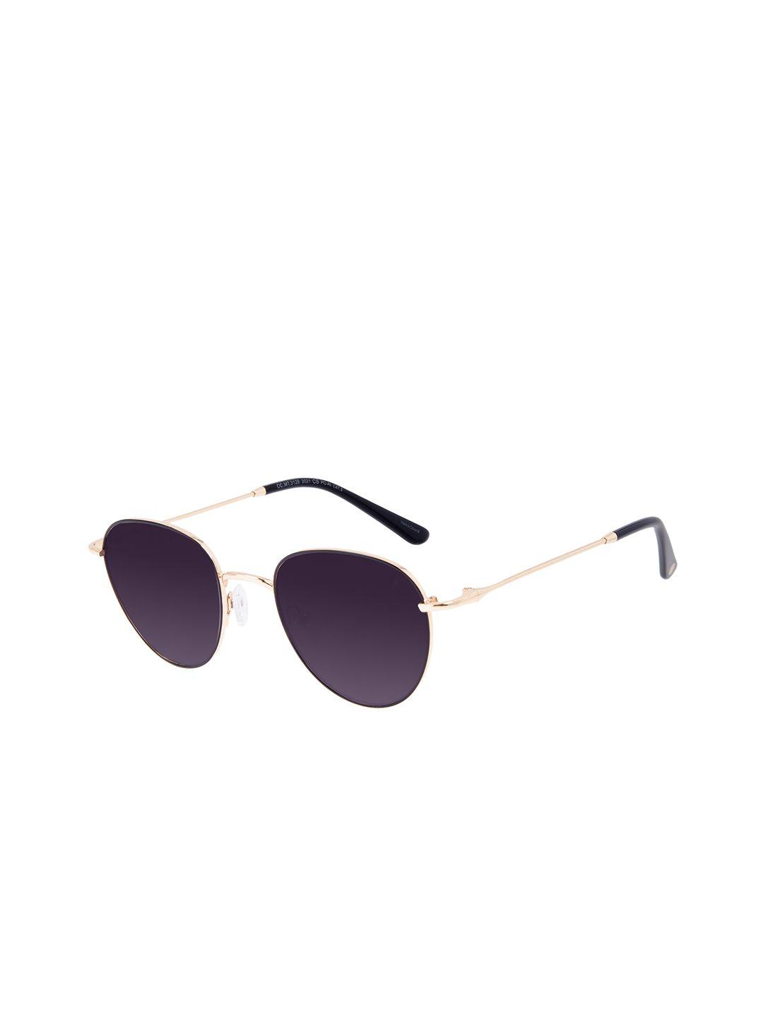 chilli-beans-women-purple-lens-&-gold-toned-round-sunglasses-with-uv-protected-lens