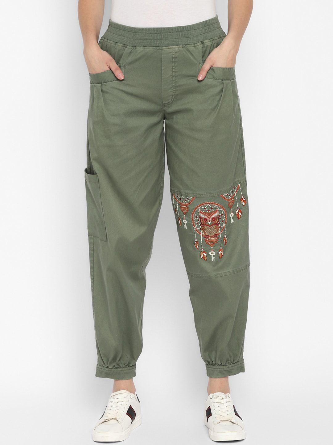 taurus-women-teal-green-relaxed-loose-fit-joggers-trousers