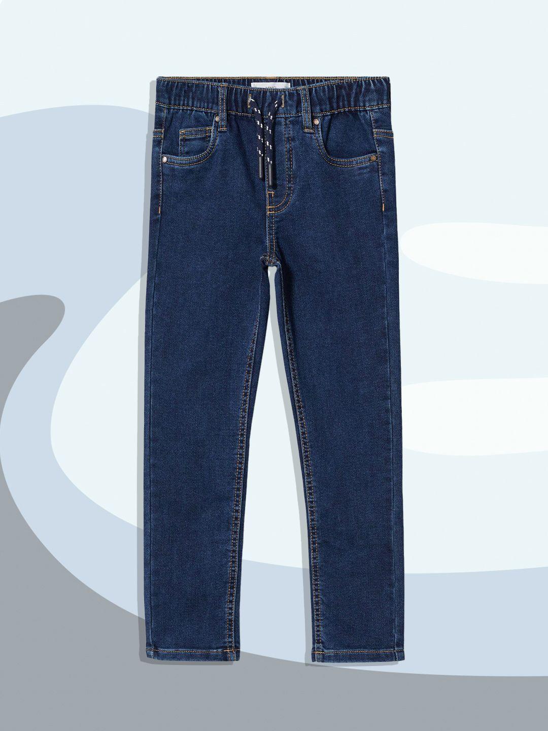 mango-kids-boys-navy-blue-slim-fit-stretchable-sustainable--jeans