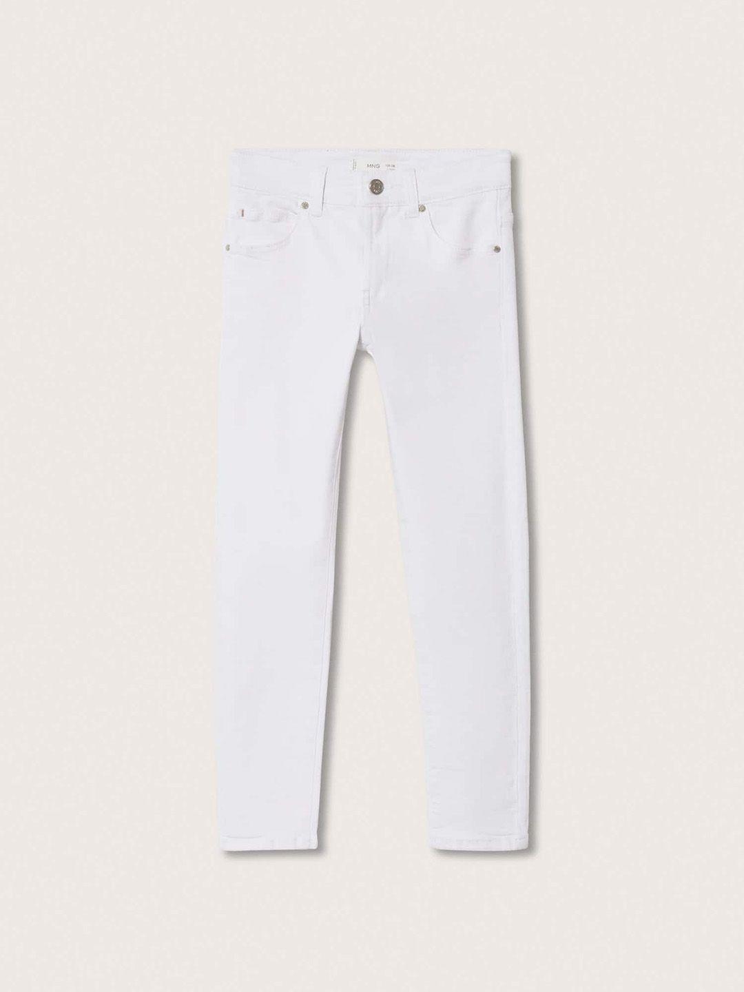 mango-kids-boys-white-solid-sustainable-stretchable-light-fade-slim-fit-jeans