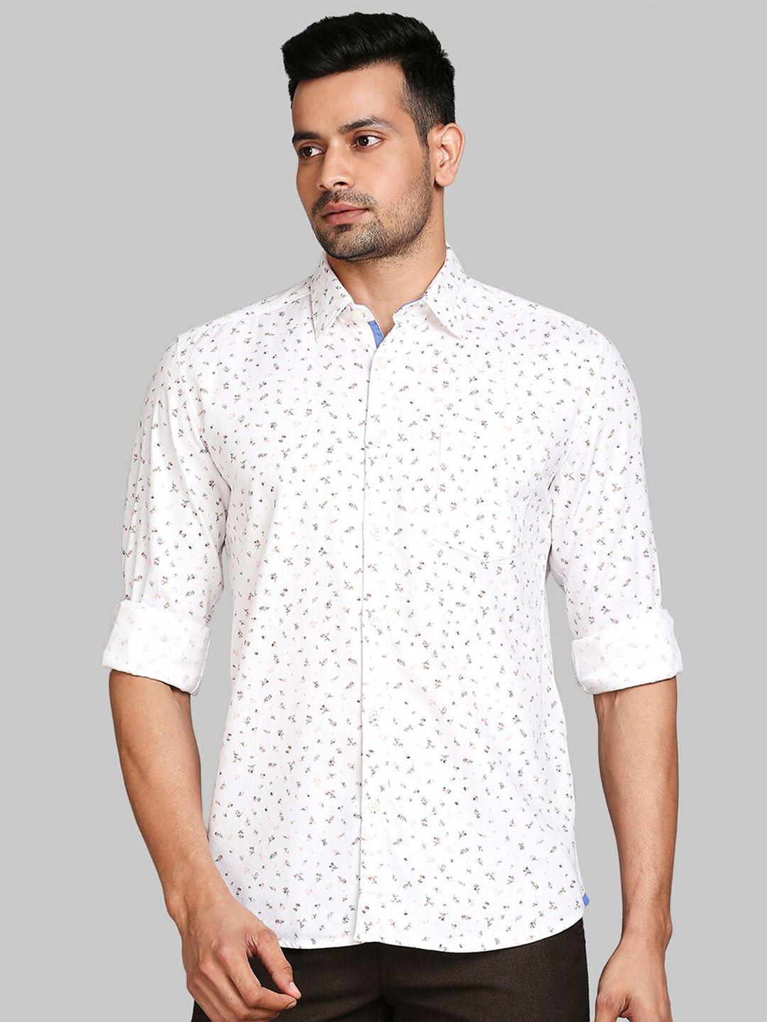 parx-men-white-slim-fit-printed-casual-shirt