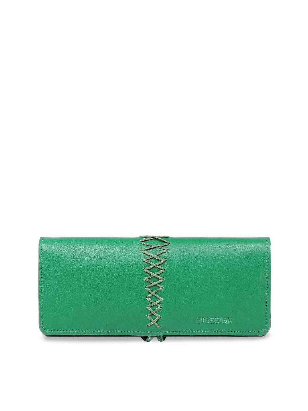 hidesign-women-green-leather-two-fold-wallet