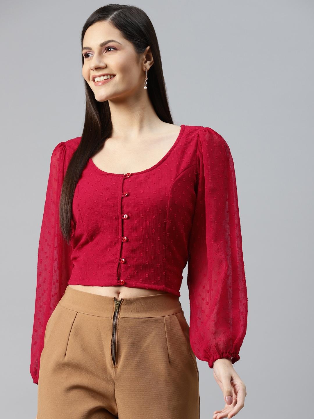 pluss-red-shirt-style-crop-top