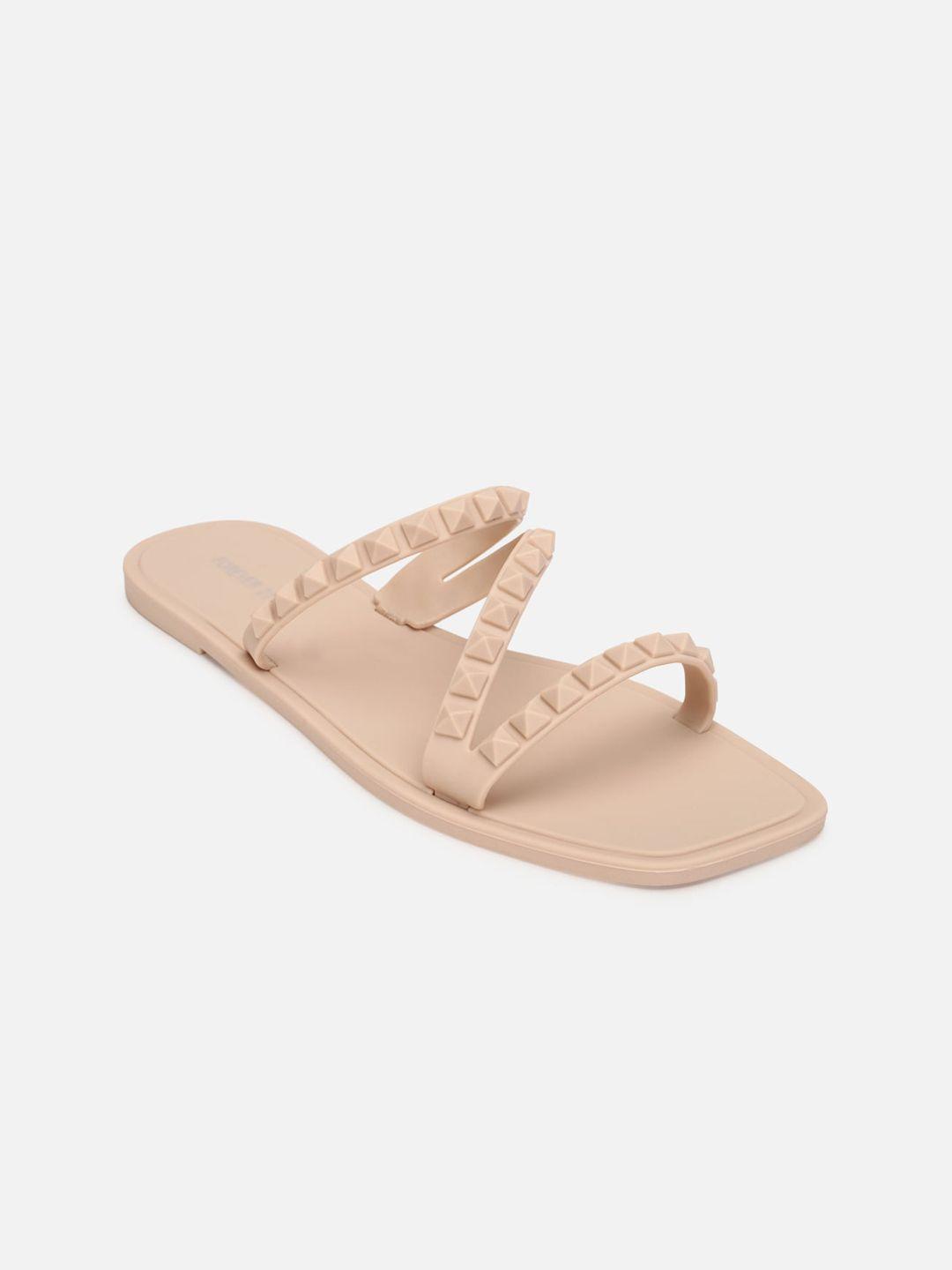 forever-21-women-peach-coloured-embellished-open-toe-flats
