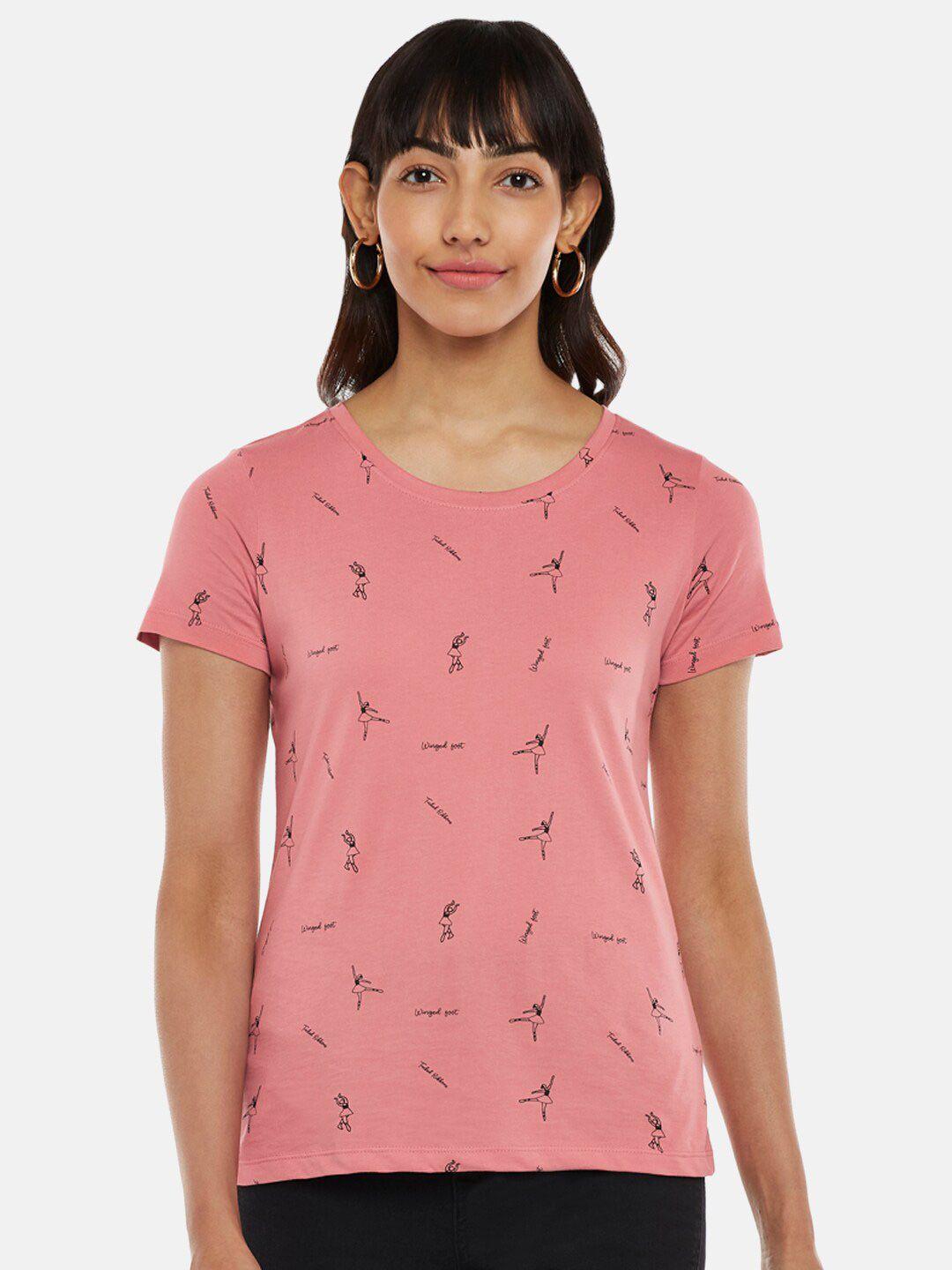 honey-by-pantaloons-women-pink-printed-t-shirt