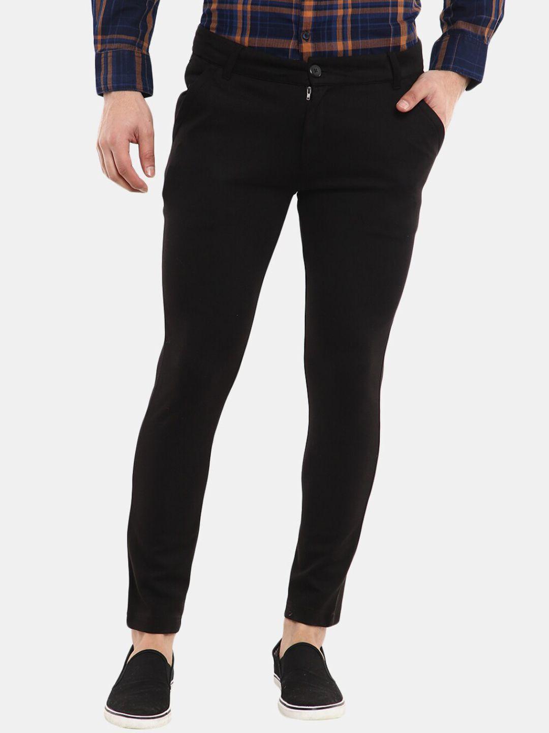 v-mart-men-black-modal--cotton-straight-fit-trouser