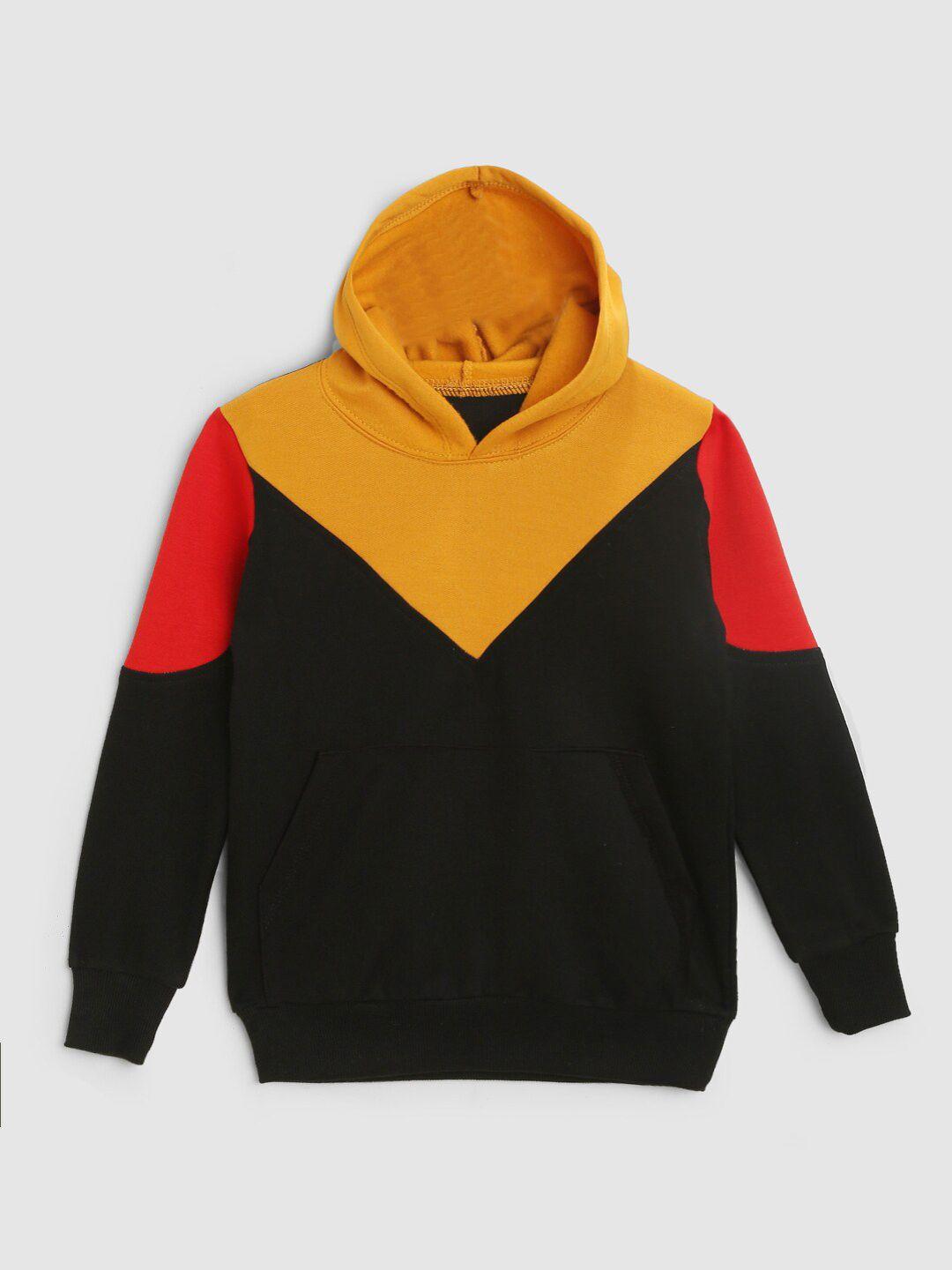 kidscraft-boys-multicoloured-colourblocked-hooded-sweatshirt
